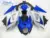 Kit de carenagem para motos suzuki gsxr1000, atualização, 2007, 2008, k7, conjunto de carenagem, cor azul e branco 2