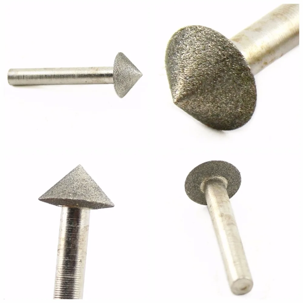 25mm Diamond Grinding Head Points 90 Degrees Grit 150 Rotary Taper