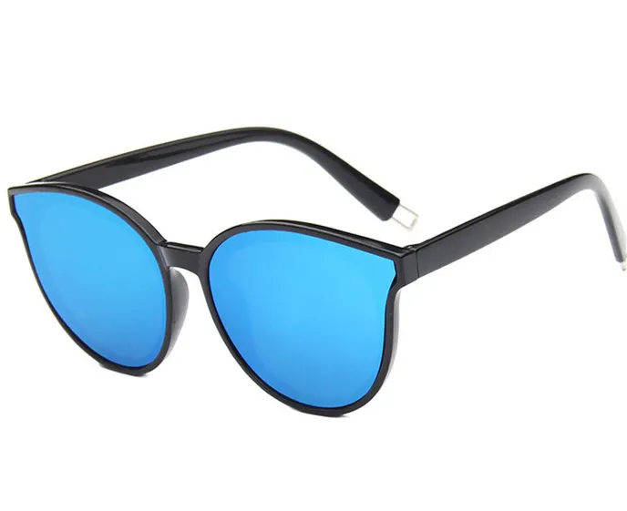 Imwete большие солнцезащитные очки кошачий глаз женские брендовые дизайнерские модные синие сексуальные Солнцезащитные очки Мужские Женские очки UV400 - Цвет линз: bluemo