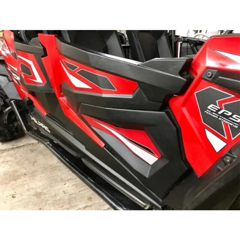 KEMiMOTO Нижняя дверь панель вставки для Polaris RZR S 900 1000 2016 RZR XP S Turbo 1000 2879509 RZR XP 1000 2014 2015 2016