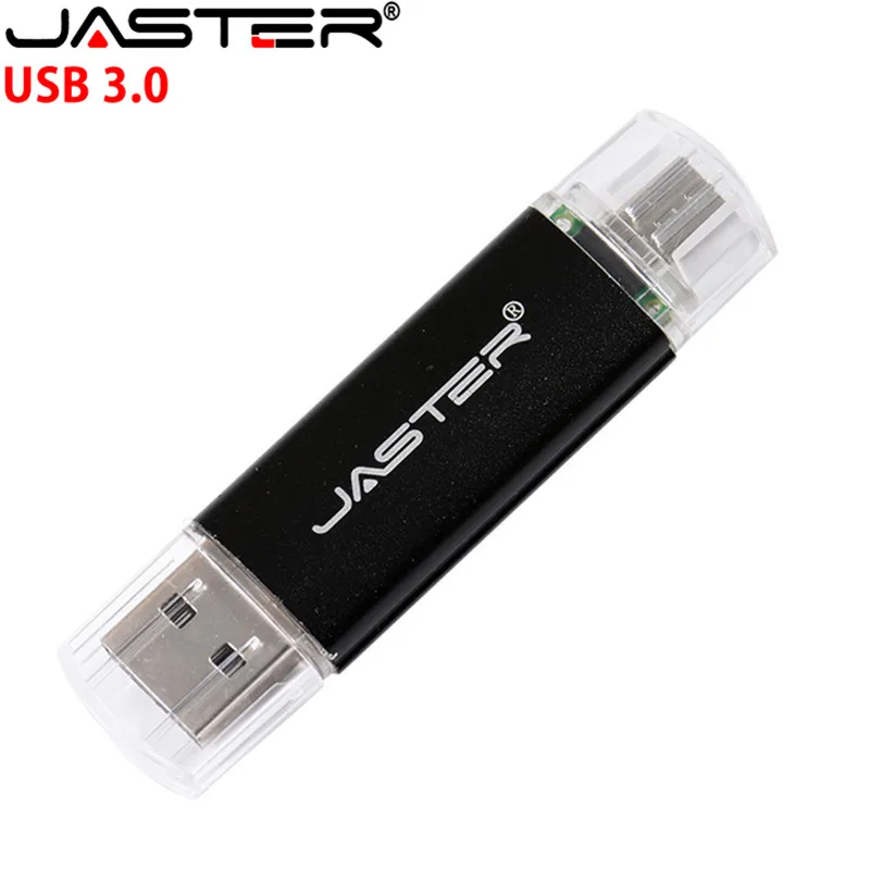 JASTER Высокоскоростной USB 3,0 OTG USB флэш-накопитель для смартфонов/планшетов/ПК Пользовательский логотип ручка-накопитель USB флешка U диск внешний накопитель