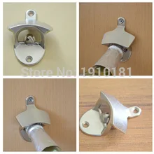 2 ШТ./ЛОТ Алюминиевого Сплава для бутылок настенные открывалка для бутылок пива инструменты пивной бар инструменты творческий