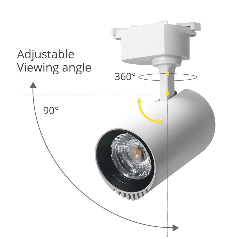 30 Вт COB Rail Lamp 2 провода Led Track Light 200 240 В Освещение для дома магазин одежды фруктовый