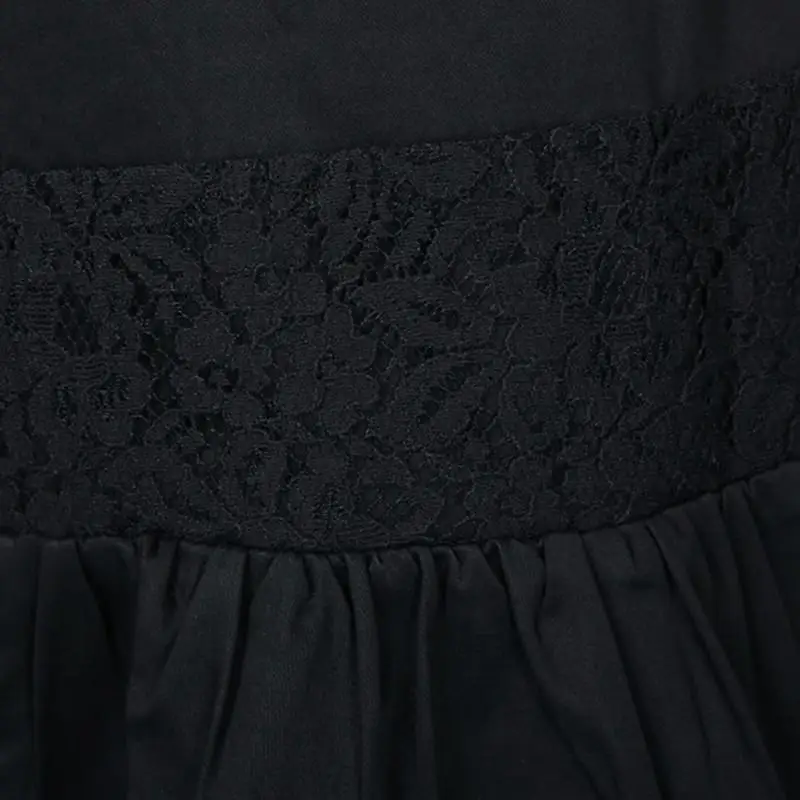Винтажная Женская юбка в стиле стимпанк, женская одежда большого размера, модная черная кружевная юбка в стиле панк-рок, готическая юбка, спортивная одежда