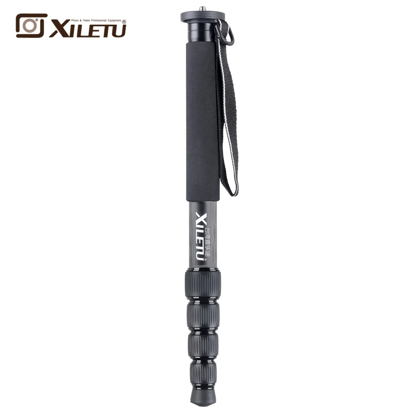 Xiletu ML-325C Carbon Fiber Tripod Monopod and Foot nail Professional Stable Pole For Canon Eos Nikon DSLR Camera Free Shipping |