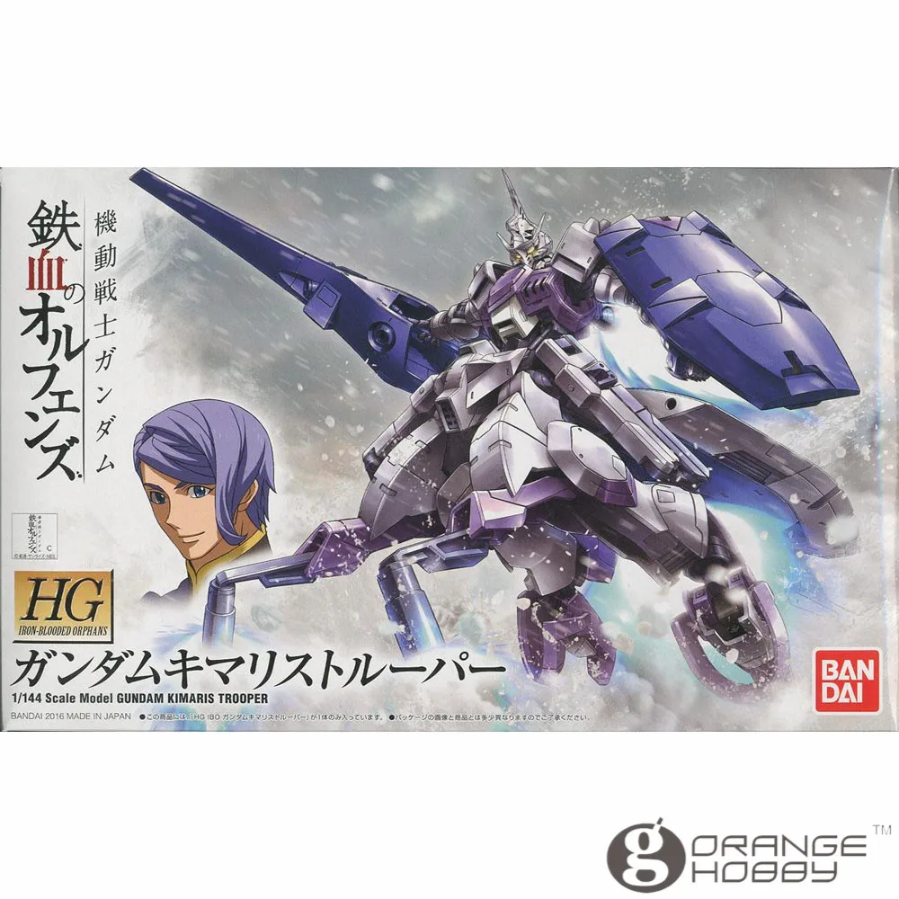 

OHS Bandai HG Iron-Blooded Orphans 016 1/144 Gundam Kimaris Trooper Mobile Suit Assembly Model Kits oh