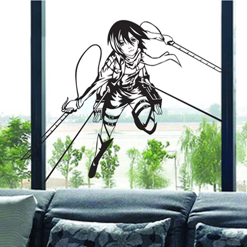 DCTAL Attack on Titan Cartoon Wall Stickers Wall Decors Decal Wall