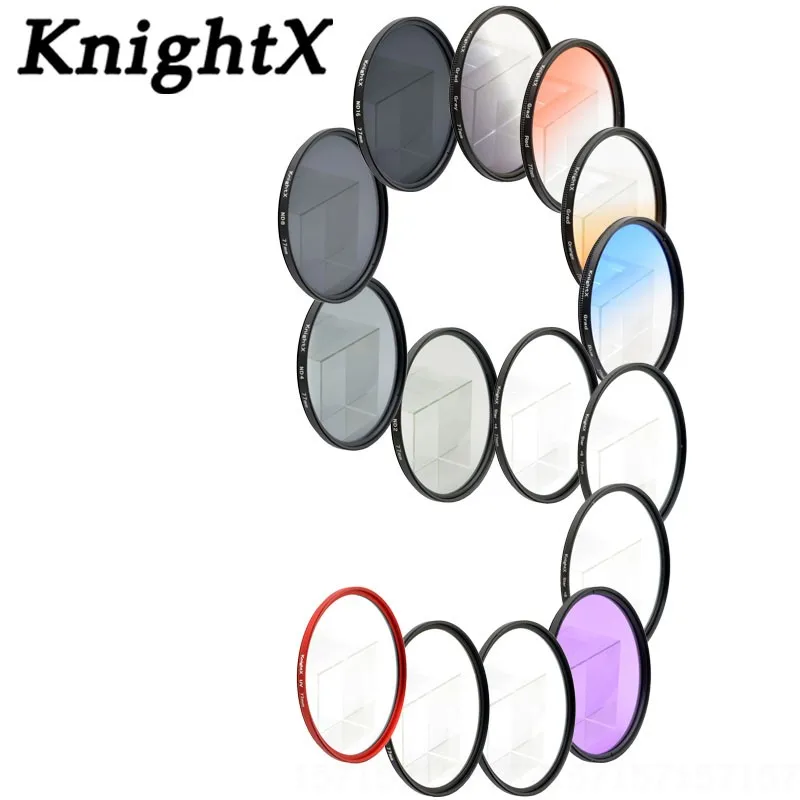 

KnightX ND FLD CPL MC UV Star Close up 52MM 58MM 67mm 77MM Color Lens Filter for Canon nikon d3200 550D 600D 650D 1100D D5200 6D