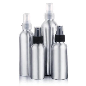 

100ml/120ml Aluminum Perfume Bottle With Spray Mini Portable Empty Refillable Perfume Atomizer Spray Bottle