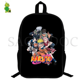 

Anime NARUTO Uchiha Sasuke Uzumaki Naruto Mochila Backpack Boys Girl's Bags Kids Customize Travel Bags School Bags for Teens