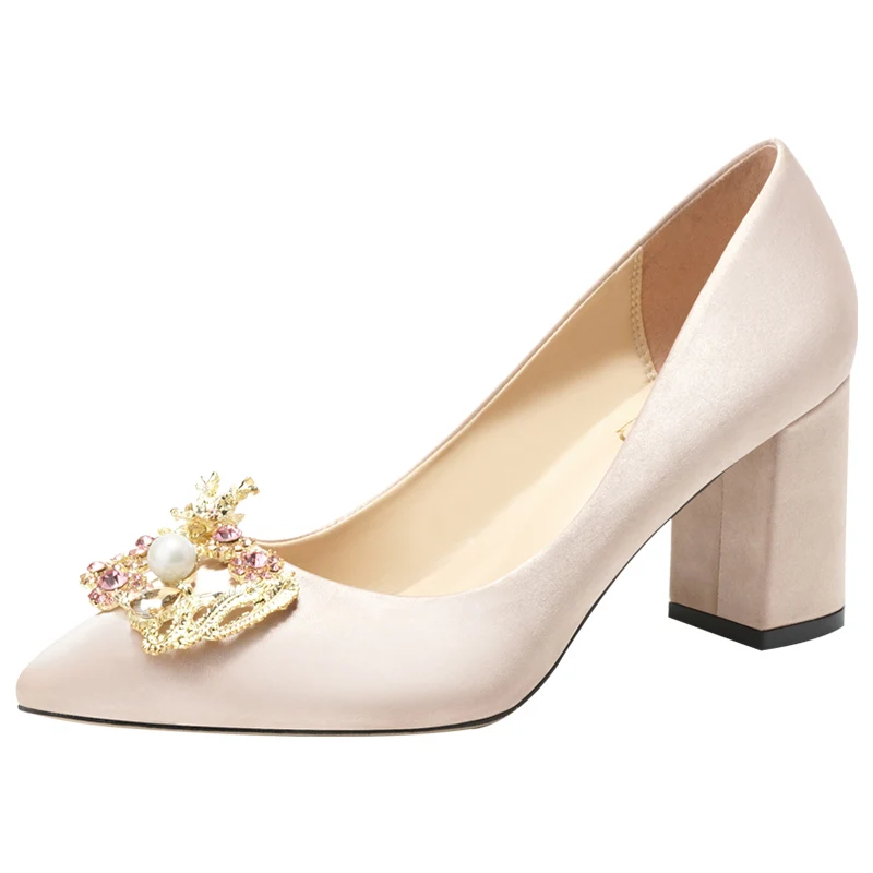 champagne colored heels