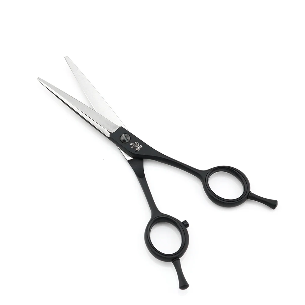 Ножницы для стрижки волос, 5,5 дюймов, японские ножницы для волос, ножницы для стрижки, лезвие меча A типа, черная ручка, F52, Lyrebird, высокое качество, новинка