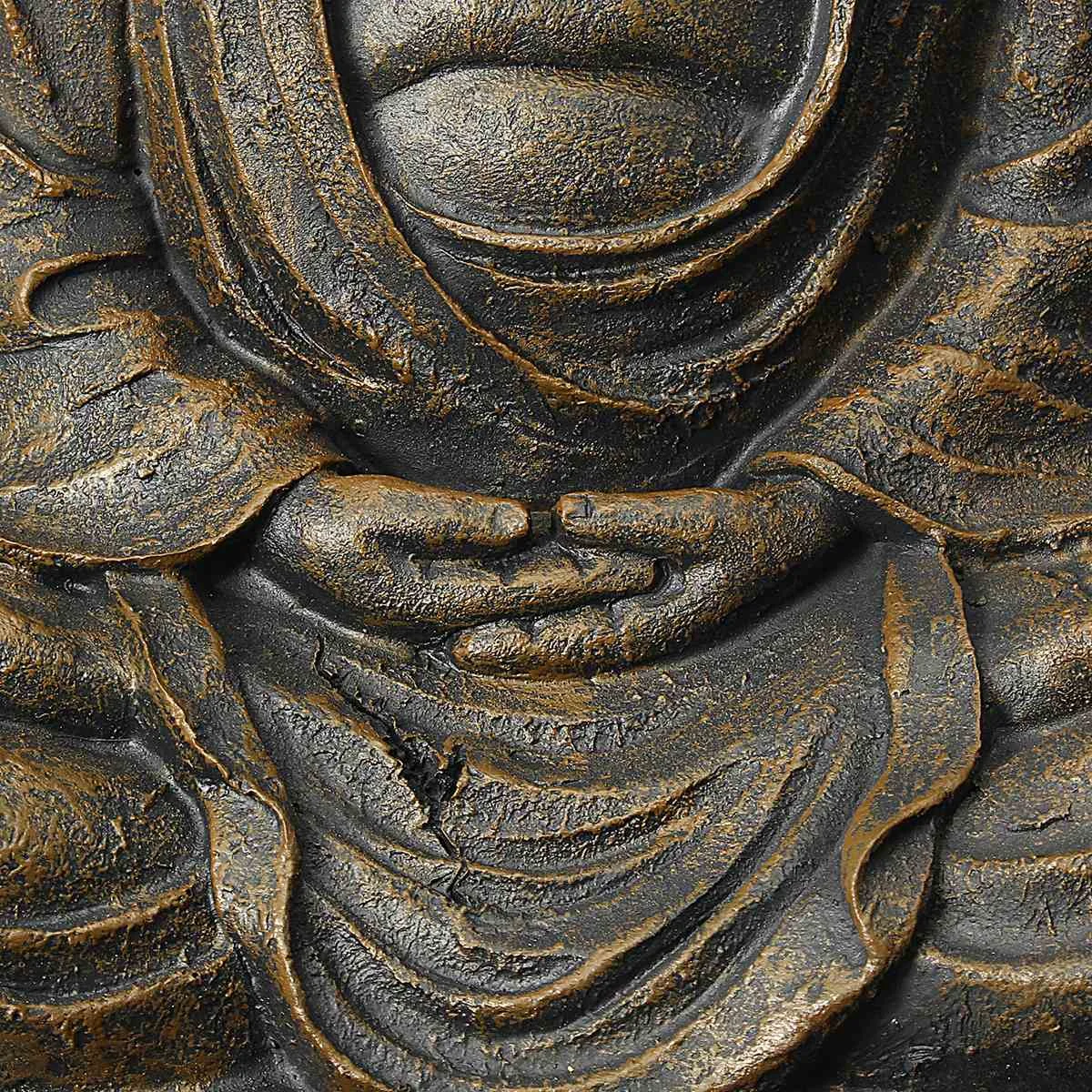 Шакья Мани скульптура Будды, статуя золото/серебро Медитирующий античный домашний Декор Орнамент фэн шуй Статуя Будды