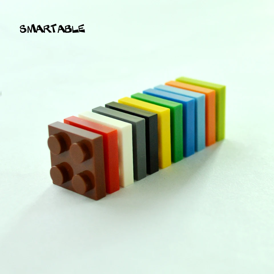 Детский конструктор Smartable Bulk Plate 2X2 детали MOC логотип сделай сам развивающие