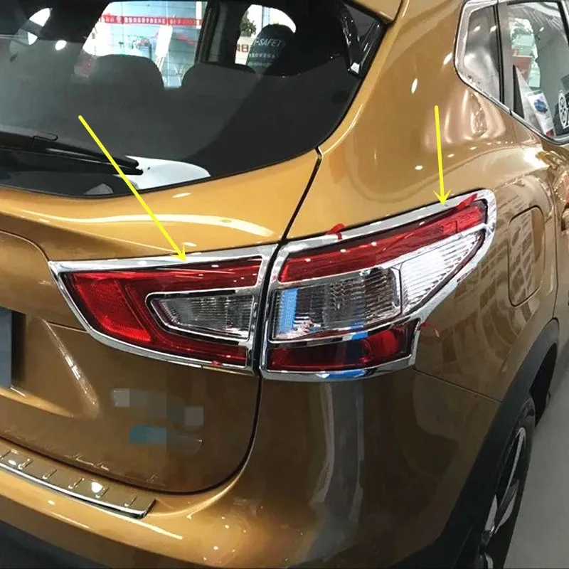 Задсветильник для Nissan Qashqai J11 Dualis 2014 2015 2016 2017 из хромированного АБС-пластика
