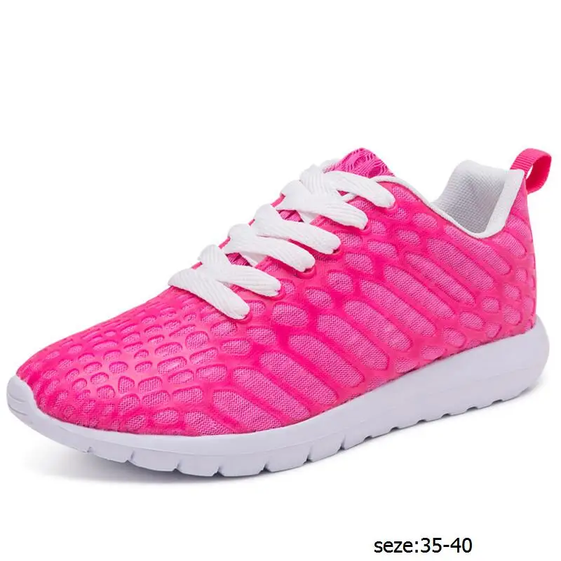 

AIKE Asia new ladies casual shoes couple ultra light mesh breathable shoes ladies apartment comfortable flat shoes EUR35-45