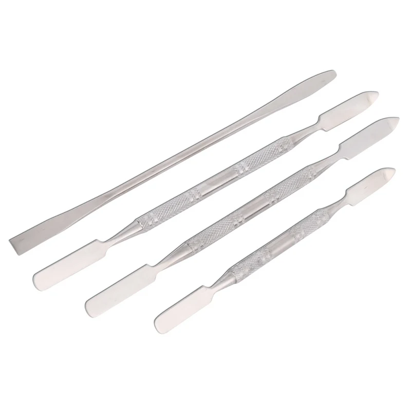 

1 Pc Stainless Steel Dual Heads Makeup Toner Spatula Mixing Stick Foundation Cream Mixing Tool Cosmetic Tool