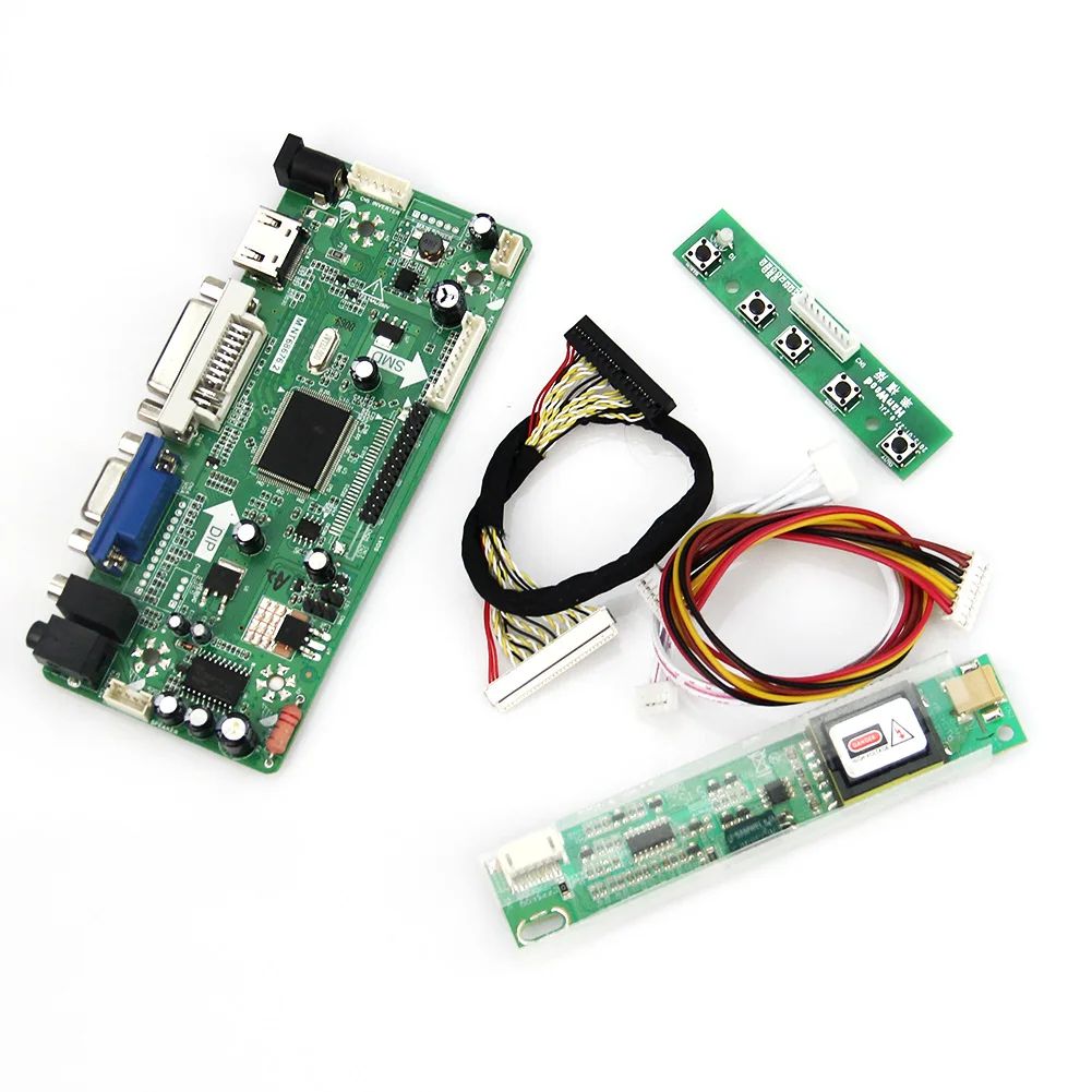 

M.NT68676 LCD/LED Controller Driver Board(HDMI+VGA+DVI+Audio) For B154EW02 V7 LP154WX4-TLC3 1280x800 LVDS Monitor Reuse Laptop