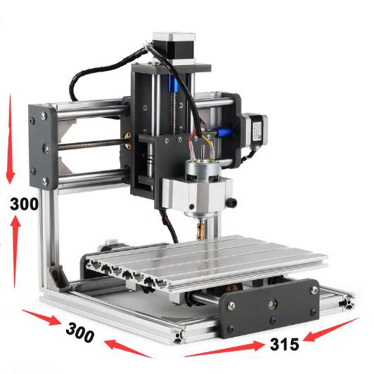 CNC Настольный DIY Гравировальный фрезерный станок с ЧПУ принтер с GRBL управлением, Pcb ПВХ фрезерный станок, рабочая зона 20 см x 15 см