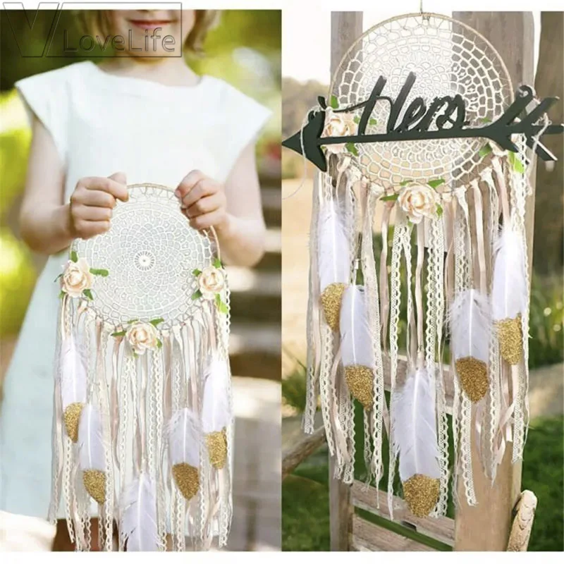 Hanging Diy Dream Catchers Handmade Boho Dream Catchers Wedding