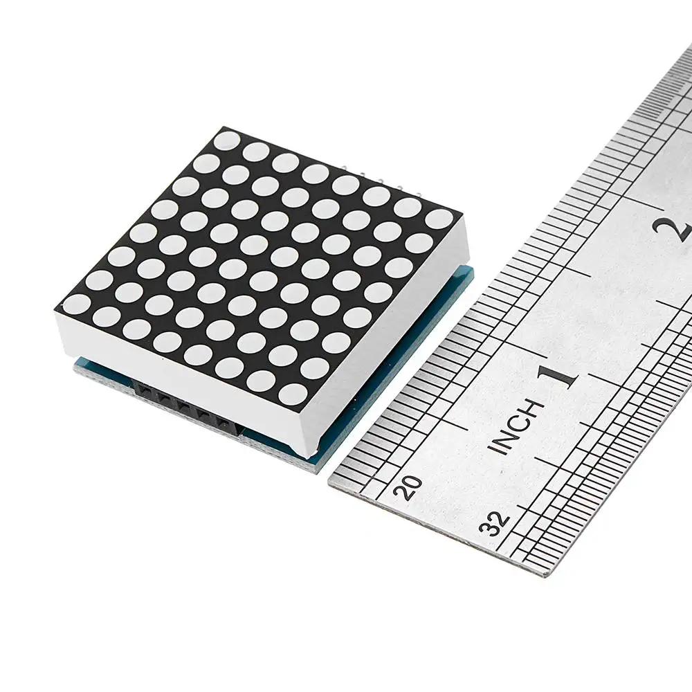 CLAITE красный светодиодный модуль с точечным дисплеем 8x8, Безшовный светодиодный модуль с открытой смарт-точкой для матрицы F5