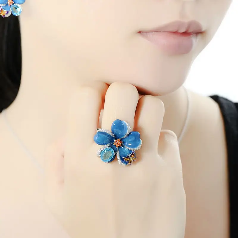 Cubic Rings 925 Jewelry Zirconia 2