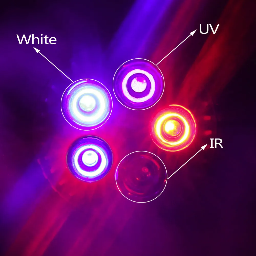 Полный спектр светодиодный светильник для растений E27 15 Вт 21 Вт 27 Вт 36 Вт 45 Вт 54 Вт лампы для выращивания растений для гидропоники системы цветения комнатных растений