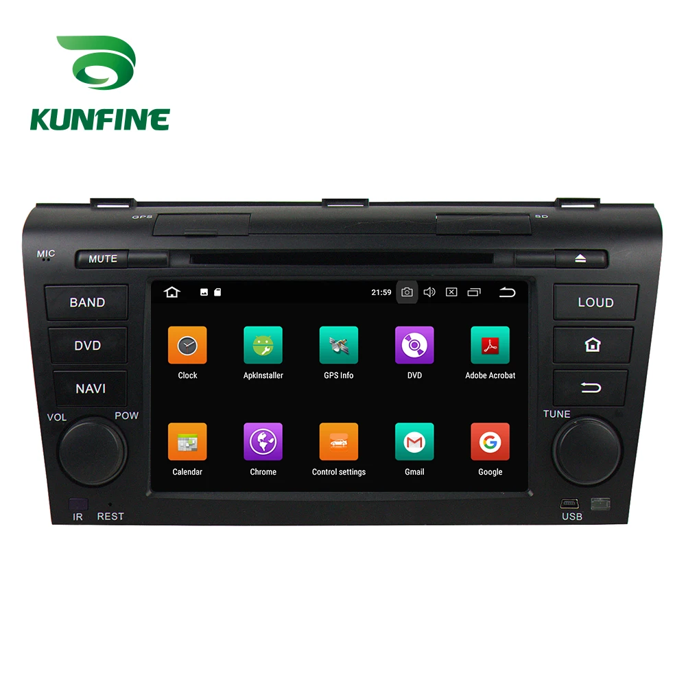 Excellent Octa Core 4GB RAM Android 8.0 Car DVD GPS Navigation Multimedia Player Car Stereo for MAZDA 3 2004-2009 Radio Headunit WIFI 1