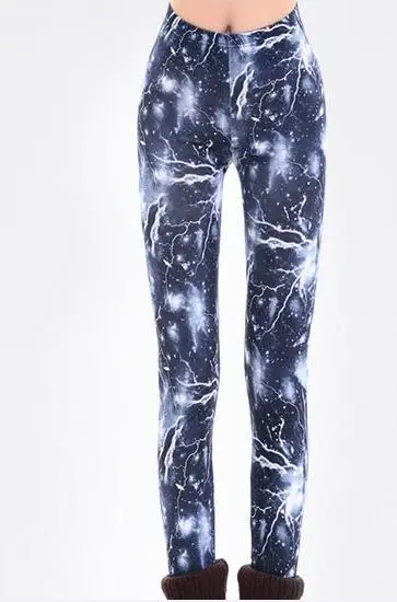 120pcs/lot new women fashion lightning print legging/universe starry legging paint