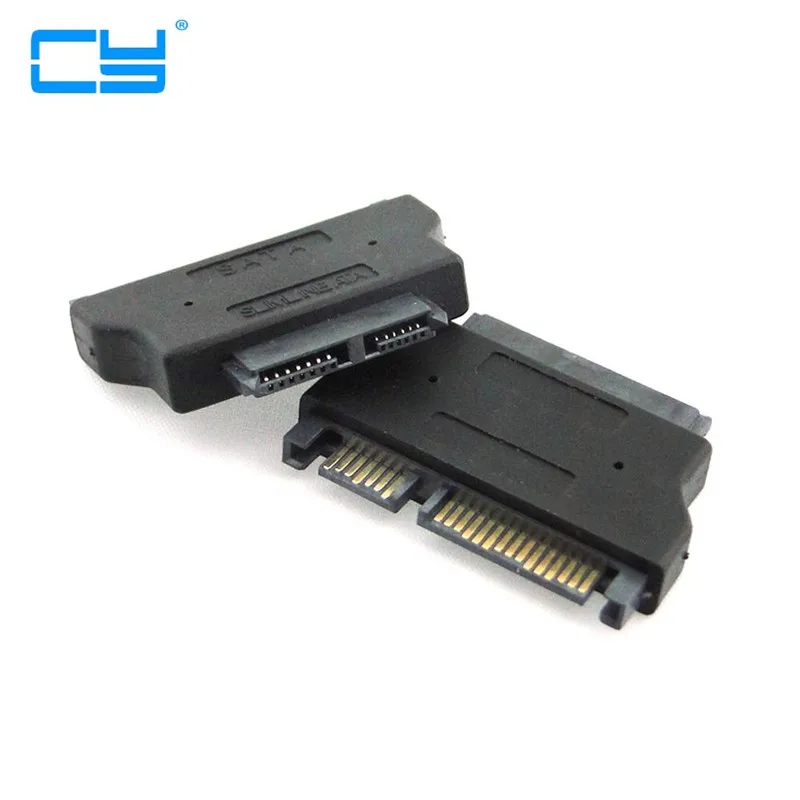 SATA 22 /Male to slimline SATA 13 Female laptop CD ROM convertor