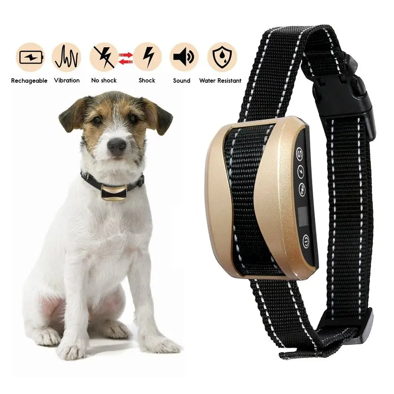 Barking Control Collar Rechargeable & Rainproof No Bark Collar with