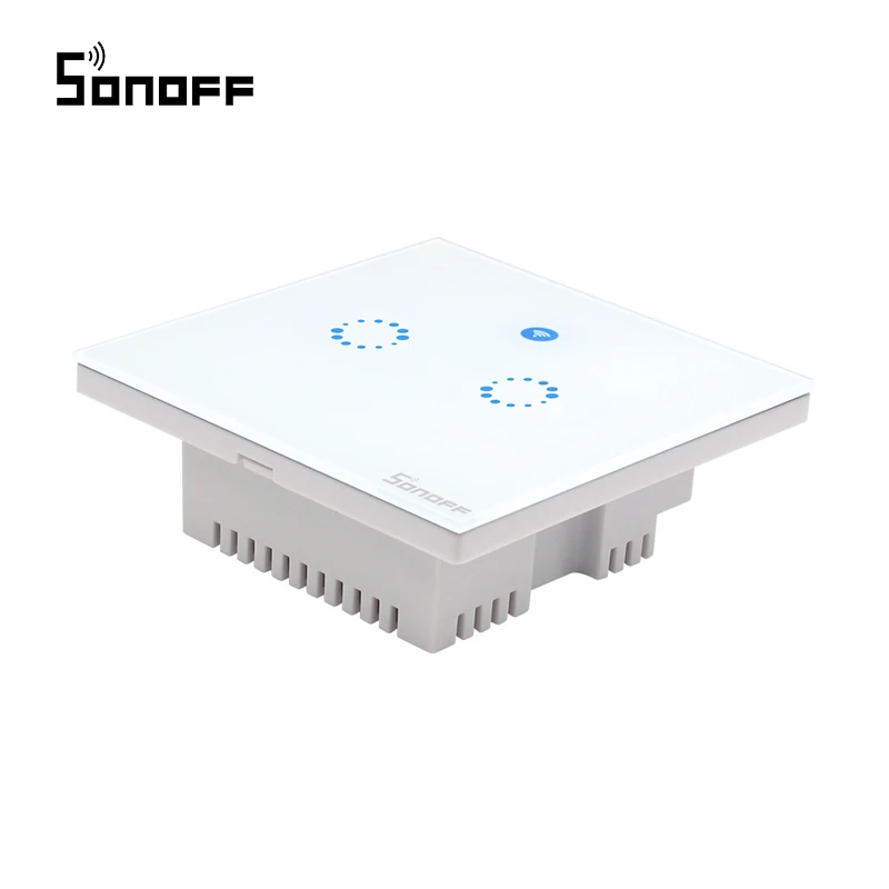 Sonoff T1 RF433Mhz беспроводной WIFI переключатель умный дом с сенсорным управлением