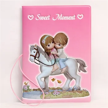 

Precious Moments Binary Star Style Passport Holder, 3D Design PVC Leather Travel ID Card Holder Passport Cover 14*9.6CM