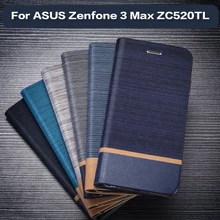 Кожаный чехол для телефона Asus Zenfone 3 Max ZC520TL флип-чехол-книжка силиконовый чехол-накладка для Asus Zenfone 3 Max 5," Деловой чехол