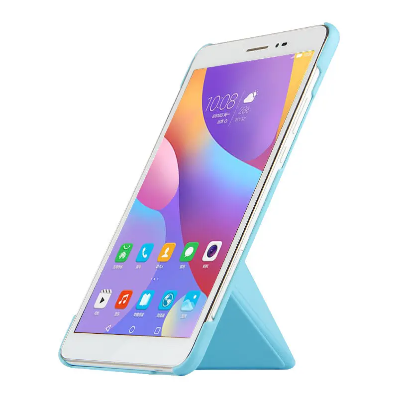 Чехол для Huawei MediaPad T2 8.0 Pro Smart Cover Pro T2 8 кожаный чехол защитный Honor Планшеты 2 jdn-w09 jdn-al00 чехол протектор - Цвет: blue
