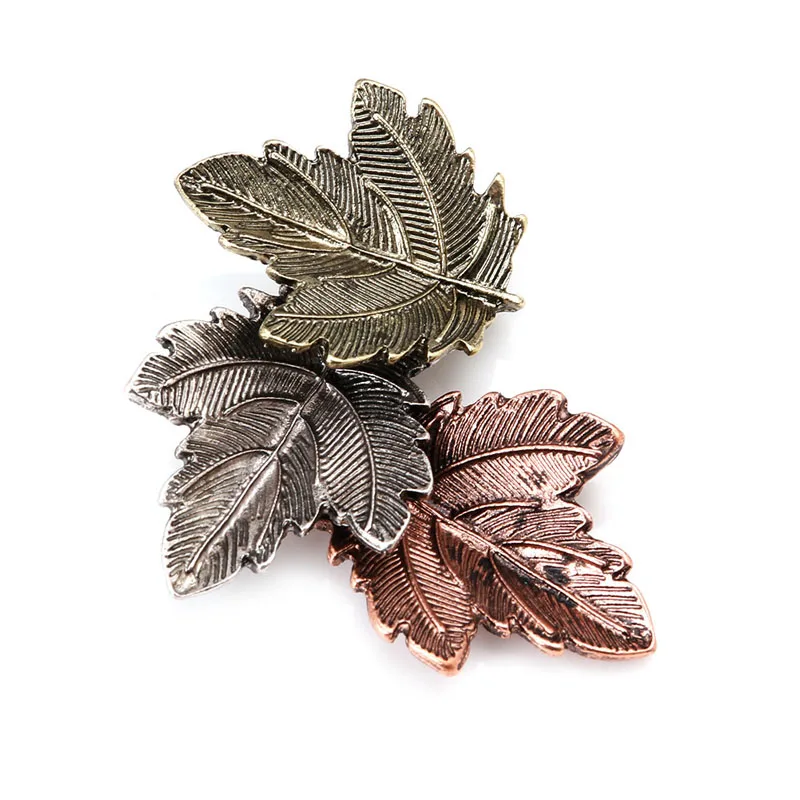 Женские Модные ювелирные изделия Винтажная брошь в виде кленового листа броши на