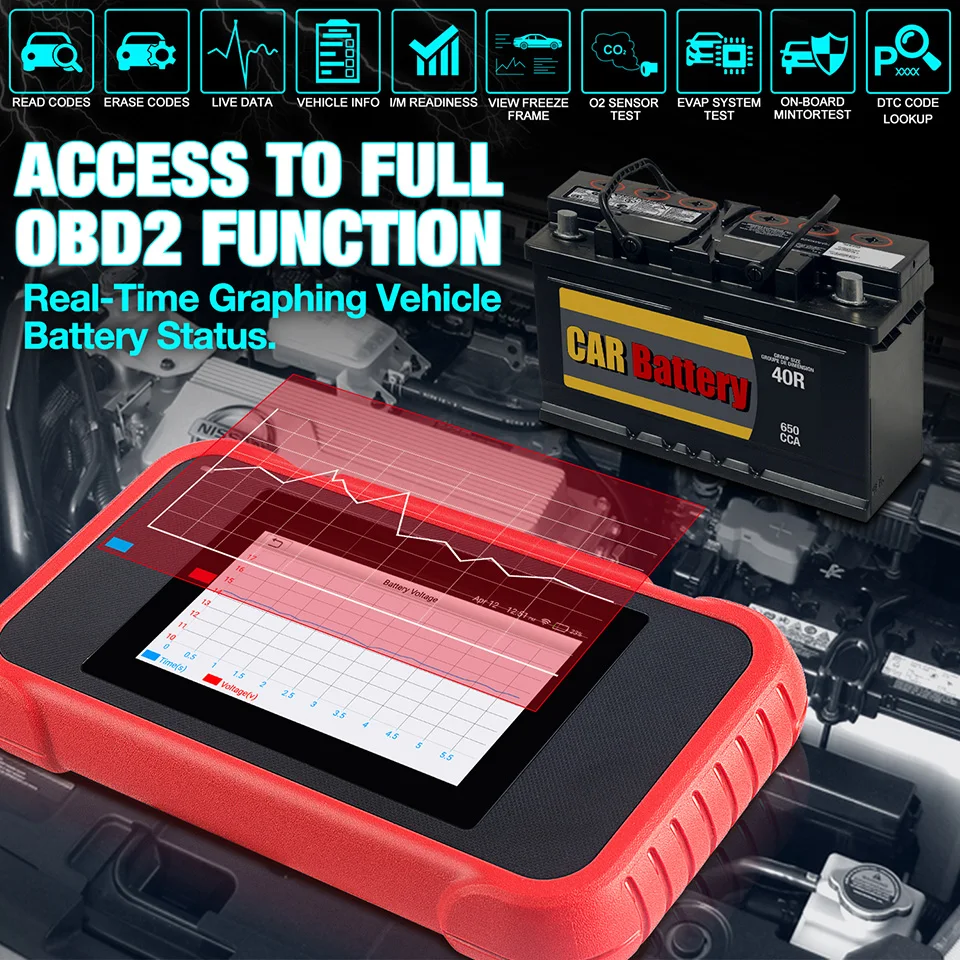 Launch X431 CRP123E OBD2 ENG ABS подушка безопасности SRS на авто диагностический инструмент Creader 123E OBDII EOBD код считыватель сканер хорошо, чем CRP123