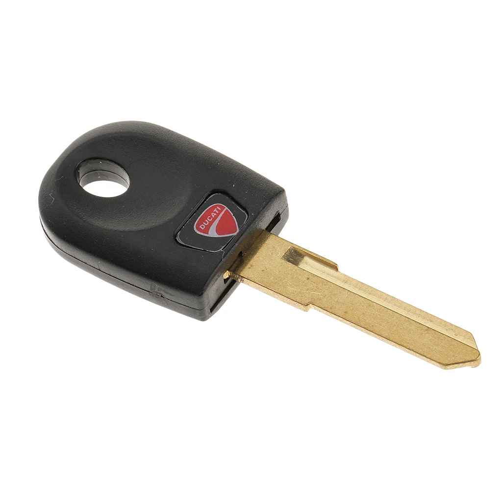 Black Ducati Motorcycle Blank Key Uncut Blade For DUCATI 748 749 848 999 1098 1198 Monsters S2R/S4/S4R/ST3 4 x 0.9 cm