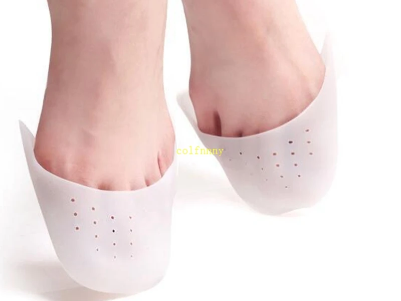 

100pairs/lot Fast shipping Silicone Gel Toe Sleeve Comfortable Ballet High Heel Toe Sleeve Pain Relief Protect Foot Care Sleeve