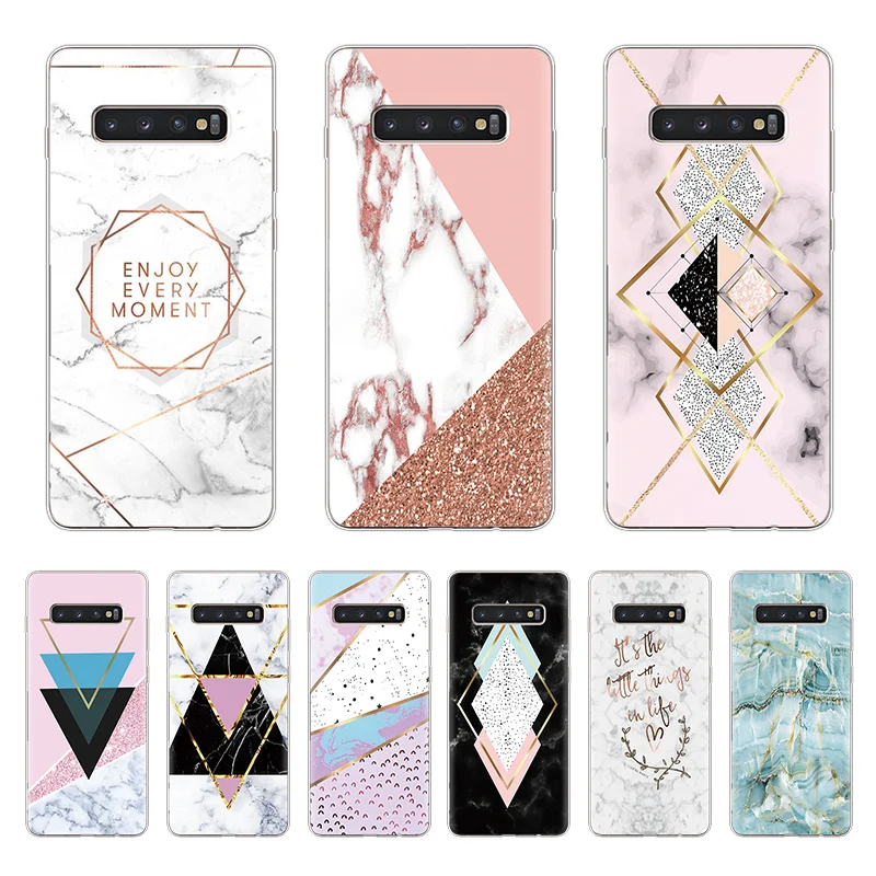 

Marble Case For Samsung A40 Case Soft Silicone Back Cover For Samsung Galaxy A70 A50 A30 A10 A20e S10 Plus S10e Clear TPU Fundas