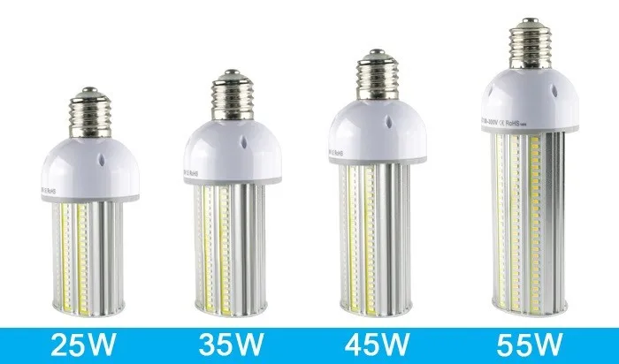 12 шт./лот E27/E40 25 Вт 220 градусов светодиодный уличный свет E40/E39 l30LM/W IP64