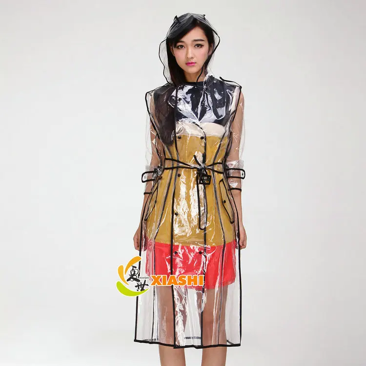 Womens transparent raincoat Clearance