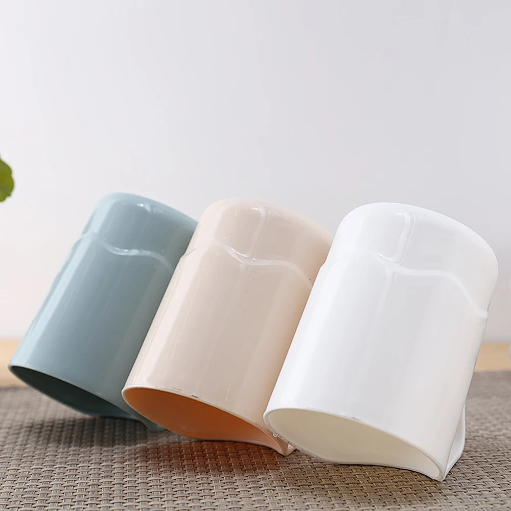 

New 2 Color Plastic Tea Cups Toothbrush Rinsing Eco-Friendly Bathroom Accessories Teeth Cleaning Tool Thickened Cups