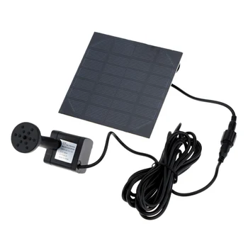 

High Quality Monocrystalline Silicon Mini Solar Water Pump Power Panel Kit Fountain Pool Garden Pond Submersible Watering