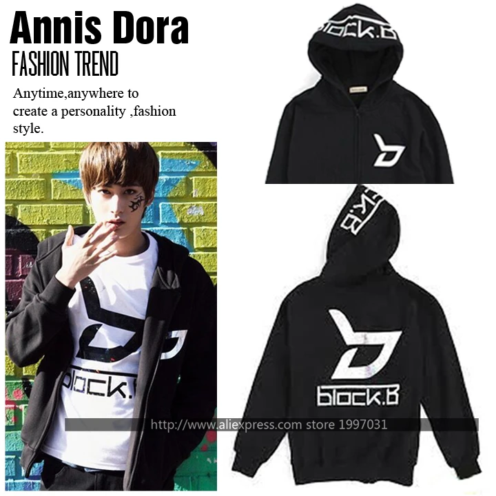 Худи с лазерным логотипом KPOP Block B Zico TAEIL BBomb JAEHYO U.KWON PARK KYUNG P.O | Мужская одежда
