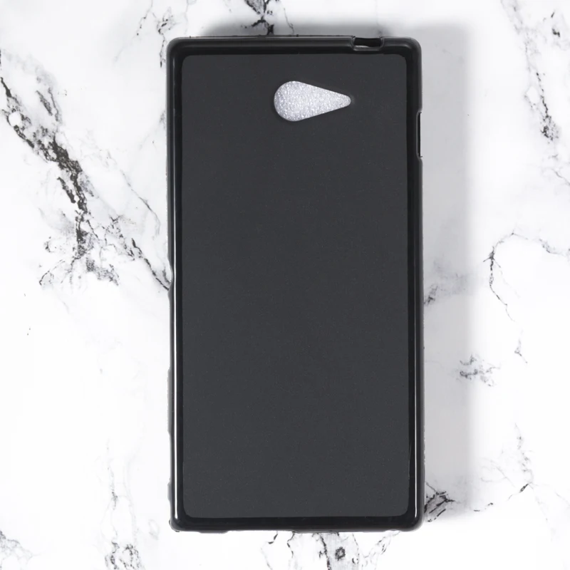 Силиконовый защитный чехол для телефона Sony Xperia M2 мягкий ТПУ M2|Бамперы| |