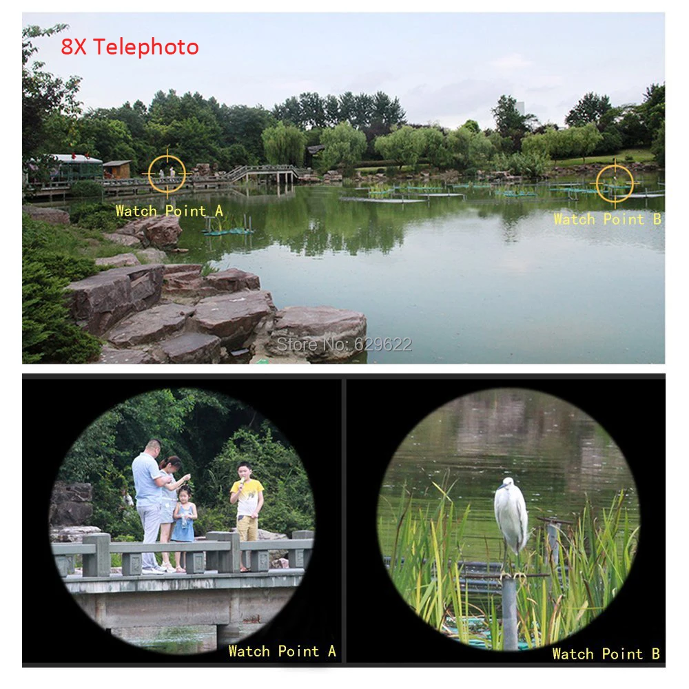 Apexel объектив с рыбий глаз+ 8X телефото зум-объектив+ Широкий формат макро; для мобильных телефонов телефон Камера объектив для iPhone 6 4,7 дюйма 4 в 1 комплект линз