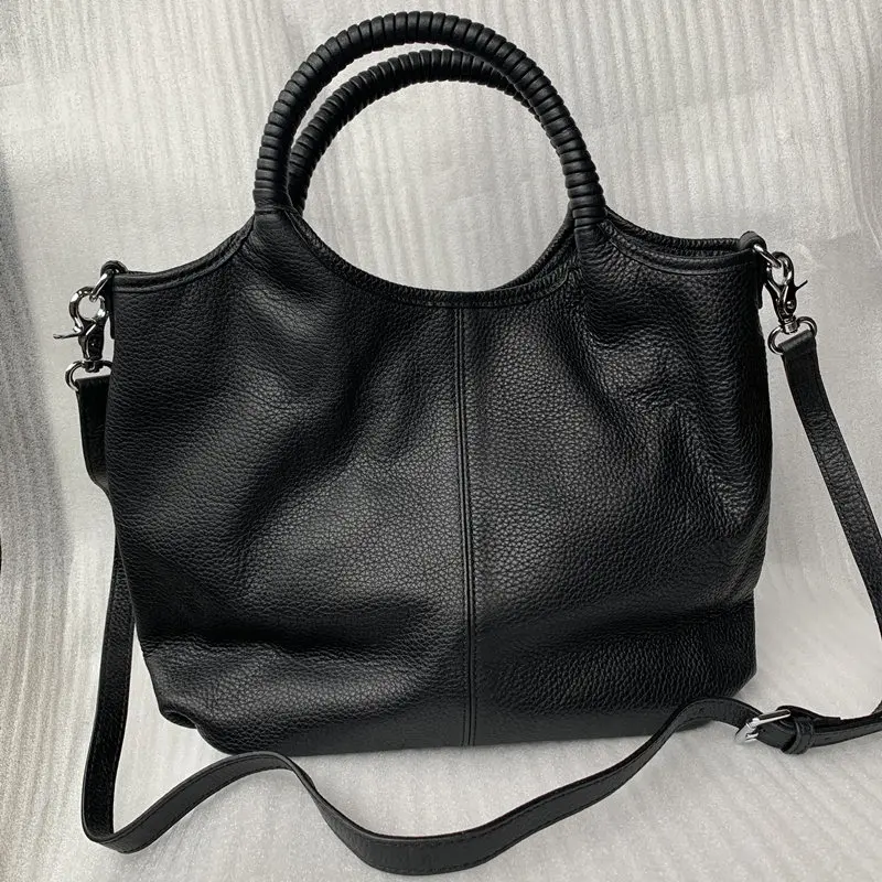 Mesul Брендовые женские сумки из натуральной кожи сумка женская переносная сумка на плечо Высокое качество Черный Большой Crossobdy Повседневная сумка