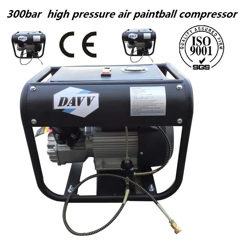 110V60HZ 300bar 30mpa 4500psi high pressure portable pcp electric air