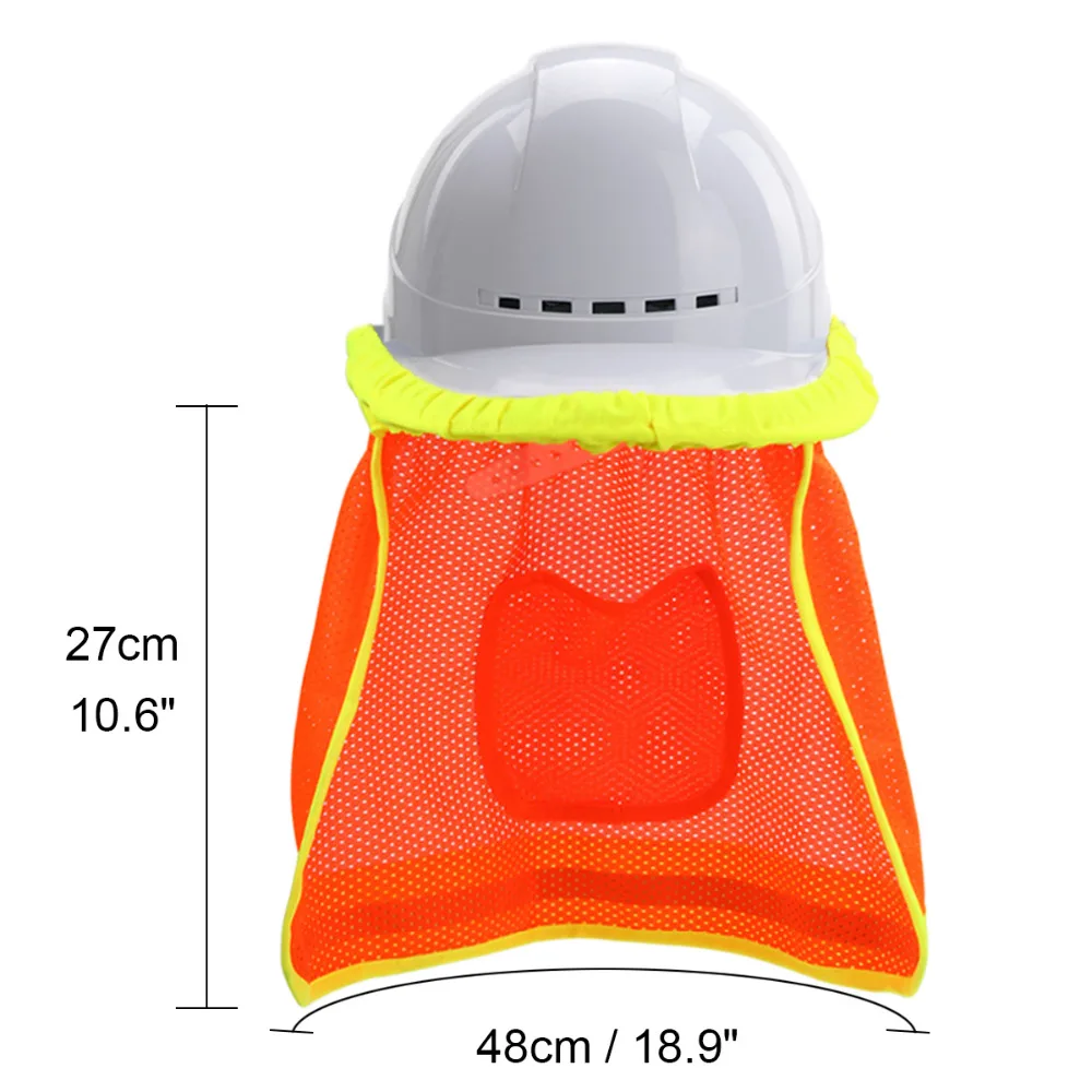 Защита от солнца защитный шлем-каска шеи щит шлемы сигнальный светоотражающий в полоску
